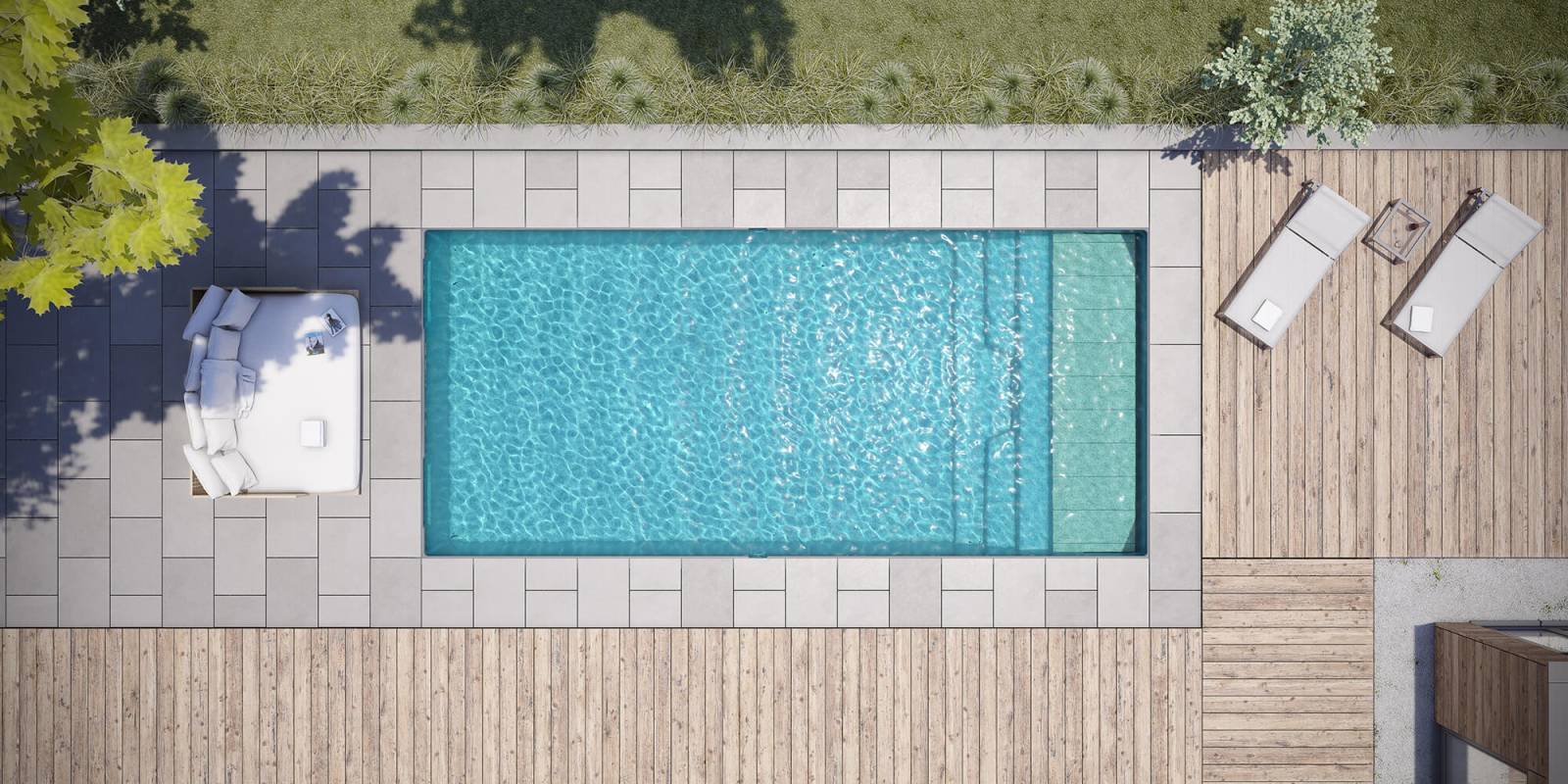 Entreprise spécialisée dans la pose de piscine en coque polyester à Forges-les-Eaux 76440