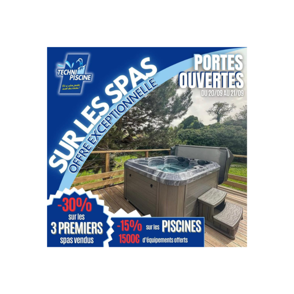 Offre exceptionnelle sur les spas et piscines !